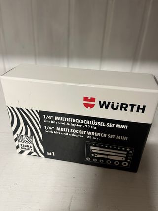 Wurth Set Mini Carraca 1/4 23 Piezas