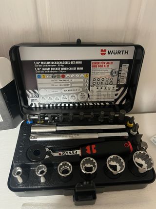 Wurth Set Mini Carraca 1/4 23 Piezas