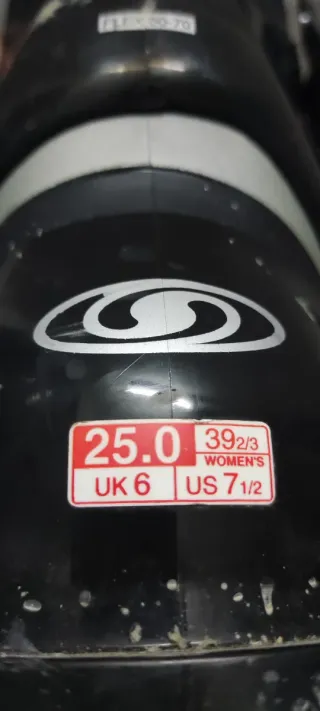 Botas de esquí Salomon Mujer Talla 39 2/3 (25.0)