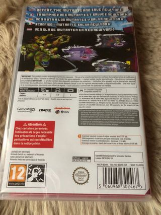 Juego Nintendo Switch Tortugas Ninja Arcade