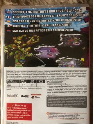 Juego Nintendo Switch Tortugas Ninja Arcade