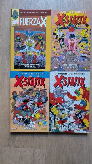 X-statix y Fuerza-X extra superhéroes