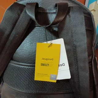 Mochila Desigual Smiley Negra