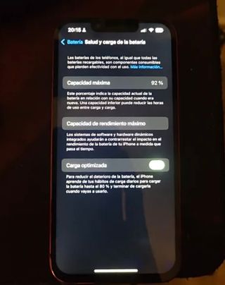 iPhone 13 rosso 92% batteria negoziabile