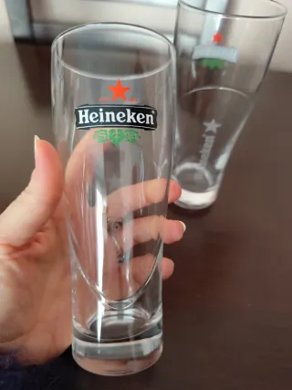 2 Vasos Cerveza Heineken
