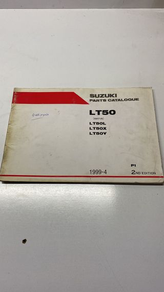 Catálogo repuestos Suzuki LT50 Quad