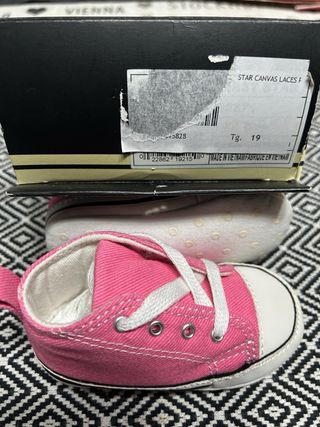 Converse All Star Bebè Rosa 19 nuove mai usate