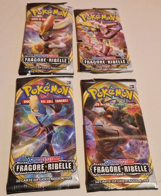 Bustine Pokemon Fragore Ribelle VUOTE