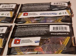 Bustine Pokemon Fragore Ribelle VUOTE