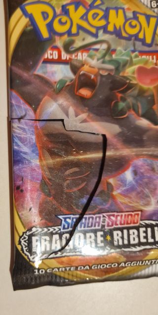 Bustine Pokemon Fragore Ribelle VUOTE