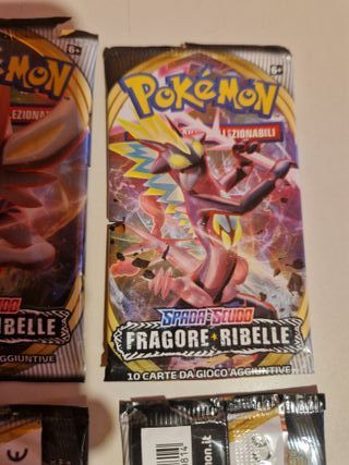 Bustine Pokemon Fragore Ribelle VUOTE