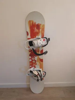 Tabla de Snow Burton + fijaciones + funda