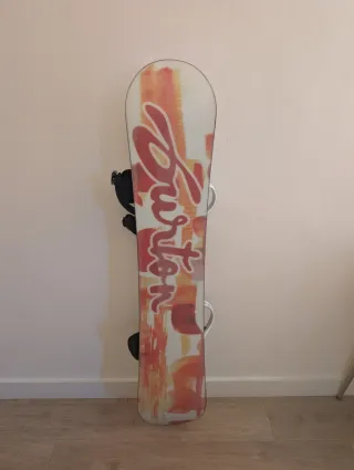 Tabla de Snow Burton + fijaciones + funda