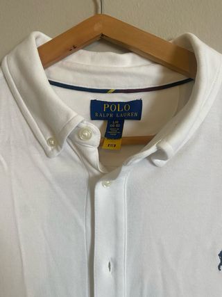 Polo Ralph Lauren Camisa Blanca Talla 14-16