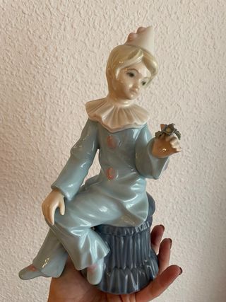 Figuras porcelana payaso y bailarina