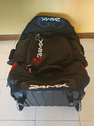 Bolsa Trolley 24MX Negra y Roja