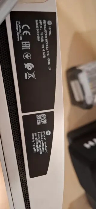 Ordenador HP All in One Plata/Blanco táctil