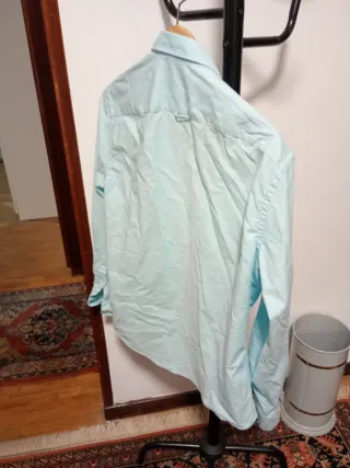 Camisa azul hombre talla L