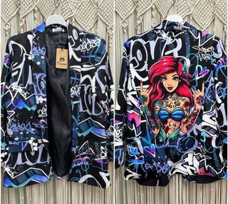Blazer Ariel Tatuajes Graffiti
