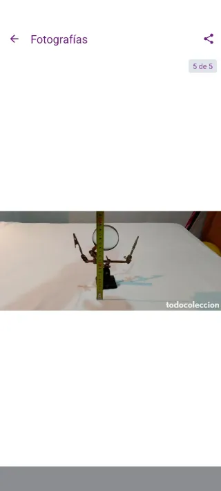 Antigua lupa de joyero