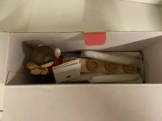 Porta candele Thun angelo rosso oro