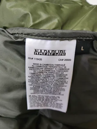 Chaleco Napapijri verde oliva