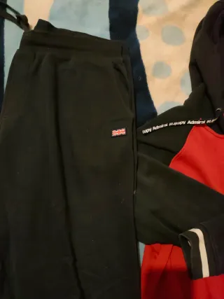 Tuta Admiral uomo rossa e nera