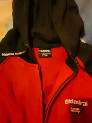 Tuta Admiral uomo rossa e nera