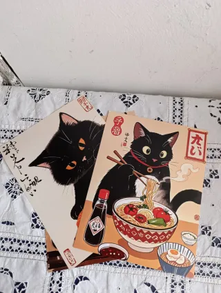 Stampe Gatti Giapponesi