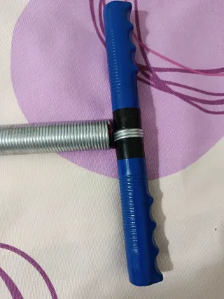 Lote rueda Abdominal y  mancuernas