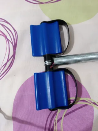 Lote rueda Abdominal y  mancuernas