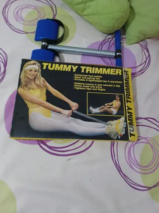 Lote rueda Abdominal y  mancuernas