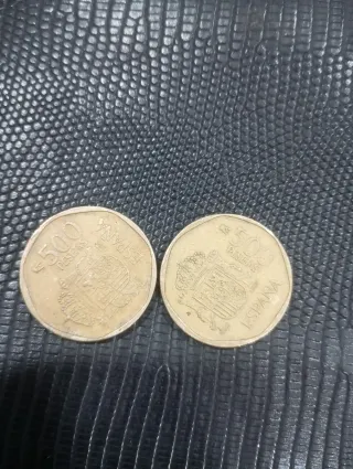 2 Monedas 500 Pesetas