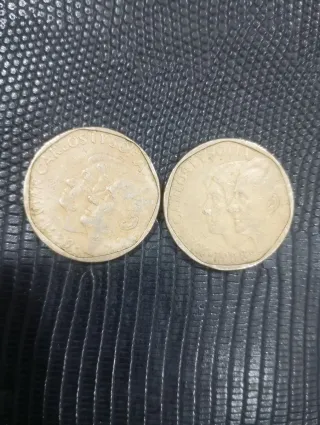 2 Monedas 500 Pesetas