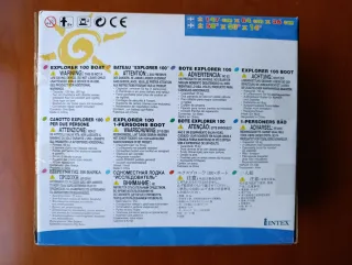 Barca hinchable Intex Explorer con remos