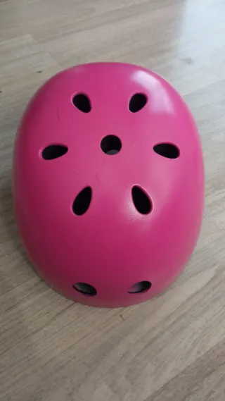 Casco Bicicleta Niña Rosa