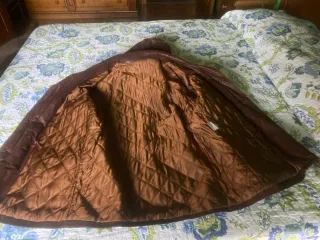 Giubbotto vintage pelle marrone