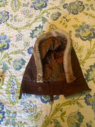 Giubbotto vintage pelle marrone