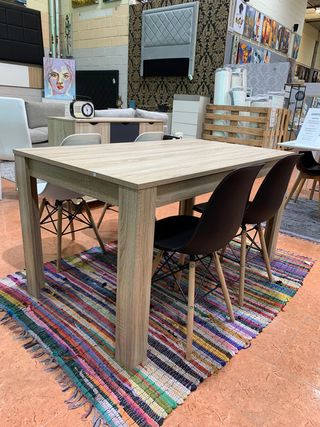 Mesa Comedor Mira SH + 4 Sillas Noruega