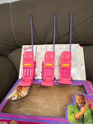 3 Telefoni Walkie Talkie Barbie Vintage