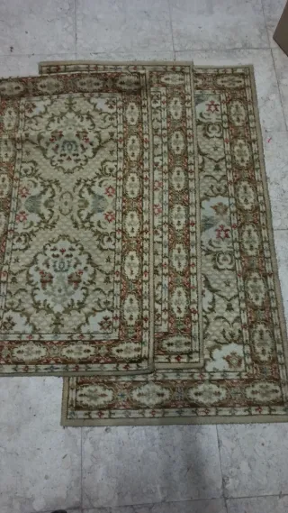 Juego 3 Alfombras Diseño Persa Beige