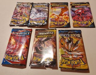 Bustine Pokemon miste x7 VUOTE