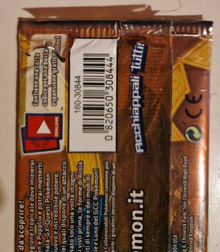 Bustine Pokemon miste x7 VUOTE