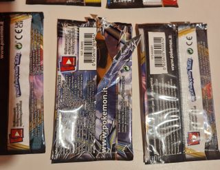 Bustine Pokemon miste x7 VUOTE