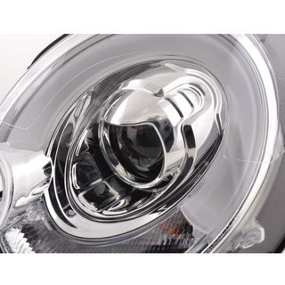 Faros Luz diurna Mini One / Cooper 06-10 Cromo