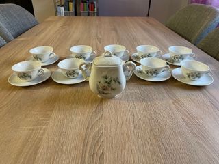 Juego Tazas y Azucarero Vista Alegre