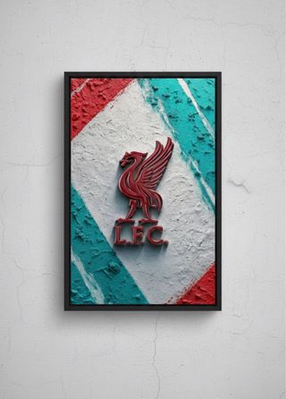 Quadro Logo Calcio A4 con Cornice – Arte Sportiva