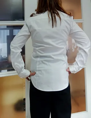 Camisa blanca Sisley  M 38