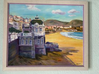 Lote cuadros San Sebastián. 1( 68x67), 2(68x57)