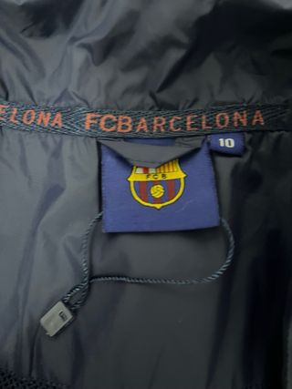 Chaqueta Cortavientos FC Barcelona Niño. talla 10
